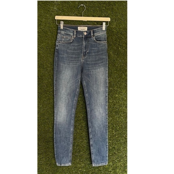 REFORMATION Harper High & Skinny Jeans in Wash Destin Size US 24 - Picture 2 of 6